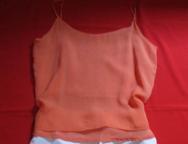 Blusa regata chifom Tam M